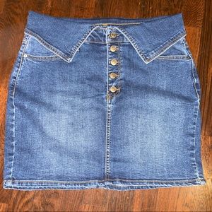 Fashion Nova Jean Skirt